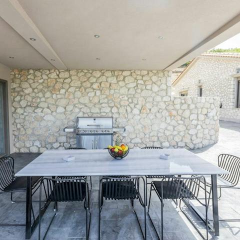 Let your host arrange for a private chef to whip up a Greek feast while you relax