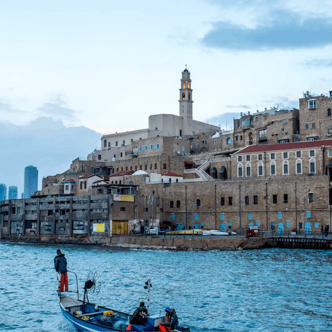 Connect with the heart of Tel Aviv from the historic streets of Jaffa