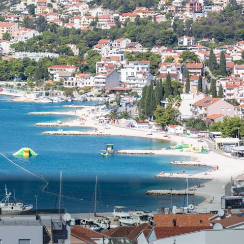 Stay on Čiovo island, just a six-minute walk from Copacabana Beach