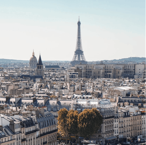 Immerse yourself in the atmospheric beauty of the city – just a short train ride away