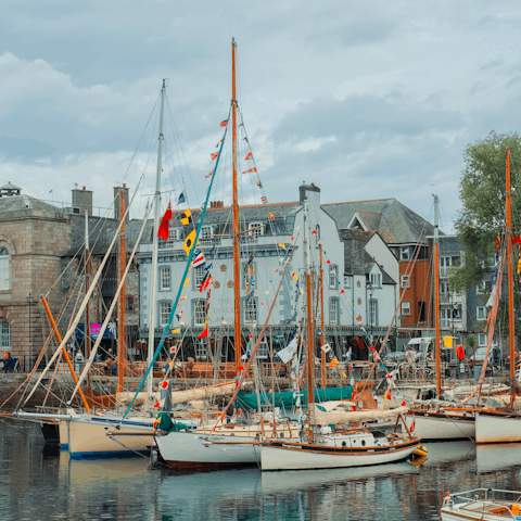 Explore the Barbican District, just a short walk away