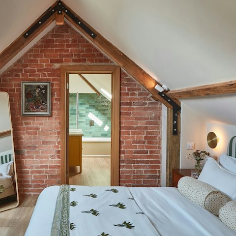 Bank a blissful night's kip in the boutique-style bedrooms