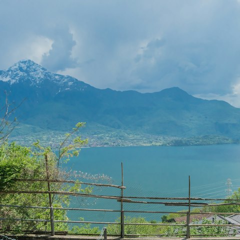 Admire the stunning views of Lake Como from the private terrace