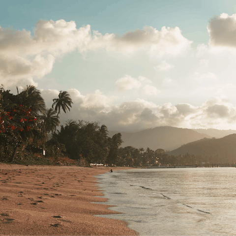 Stay on the dreamy island of Koh Samui, moments away from the stunning beach