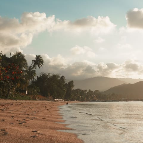 Stay on the dreamy island of Koh Samui, moments away from the stunning beach