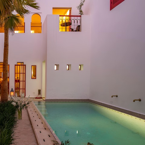 Cool off in the riad's private pool