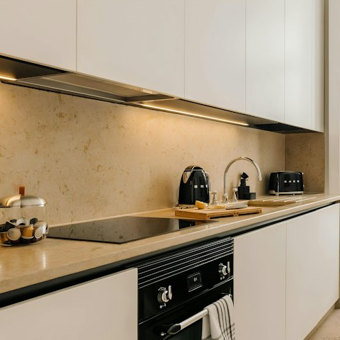 Prepare your favourite dishes in the contemporary kitchen