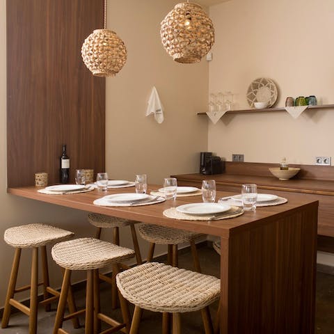Try out some Greek dishes in the modern kitchen