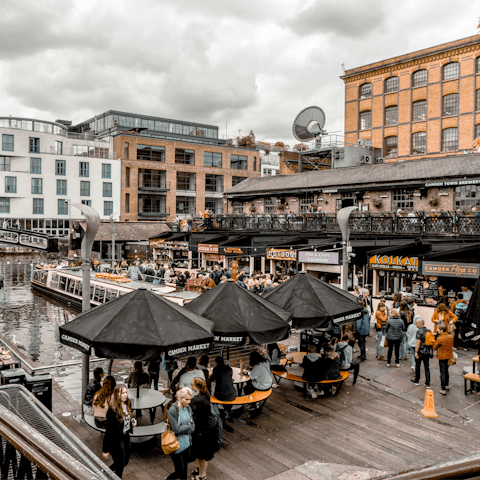 Grab dinner out at nearby Camden Market