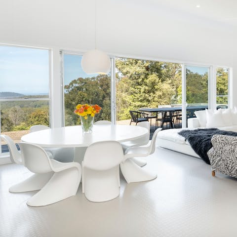 Cook up a feast and enjoy indoors or alfresco on the terrace