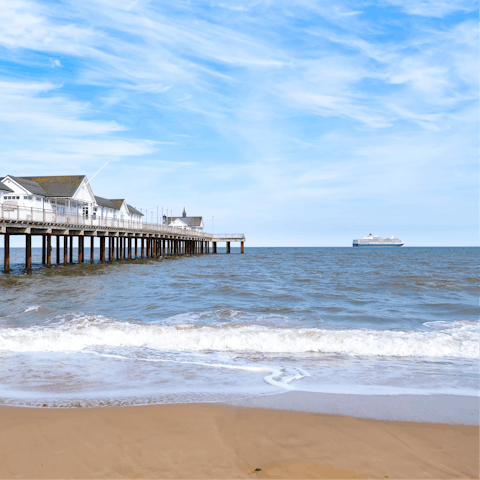 Stay just 100 metres away from Southwold Pier