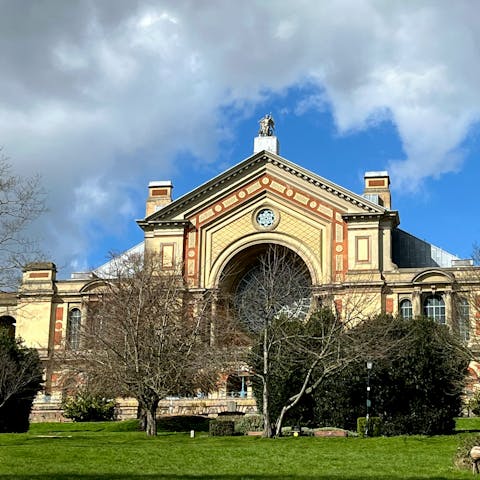Visit Alexandra Palace for concerts, exhibitions, and panoramic London views