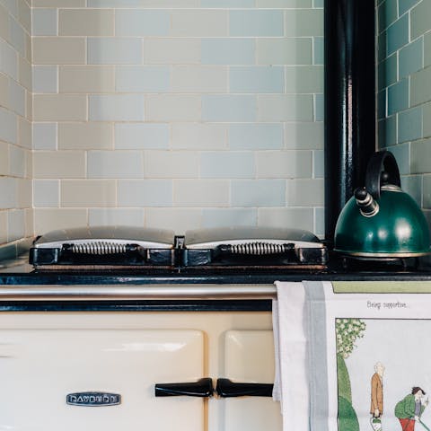 Cook a kedgeree for breakfast on the aga