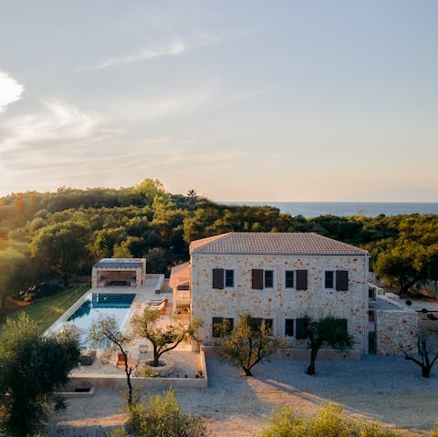 Appreciate the tranquillity that the space and ocean views bring