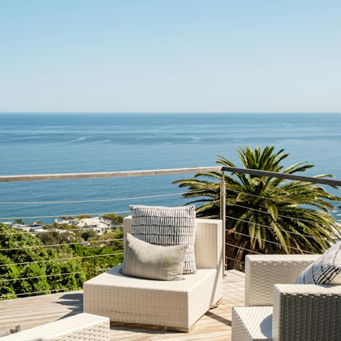 Chill out on the balconies with a good holiday read