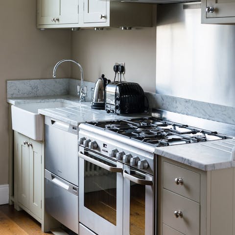 An Impeccably finished kitchen