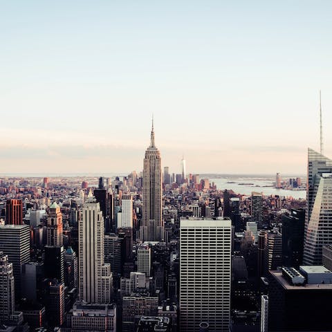 Explore all that NYC has to offer from this Midtown West location