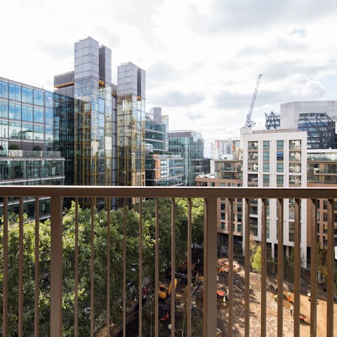 Round off your day with an evening drink on the private balcony