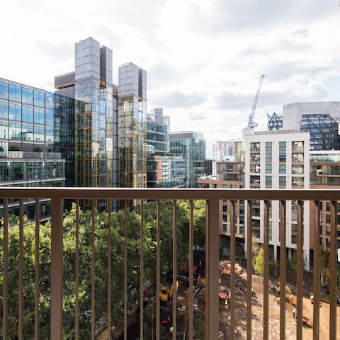 Round off your day with an evening drink on the private balcony