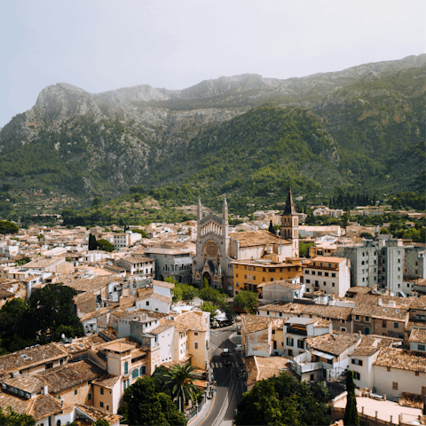 Take a day trip to Sóller, less than an hour away by car
