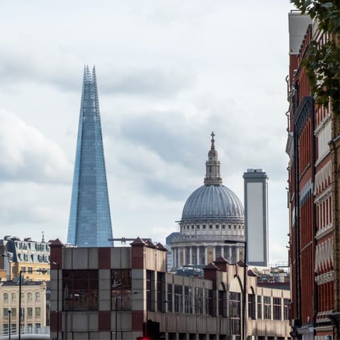 Base yourself in Farringdon, walking distance from St Paul's Cathedral