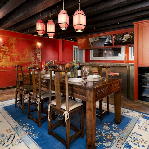 Serve up an Italian feast at the dining table