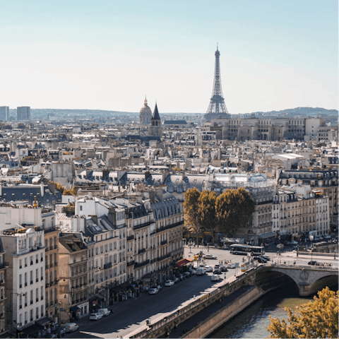 Explore vibrant Paris, including the Palais Garnier, a short stroll away