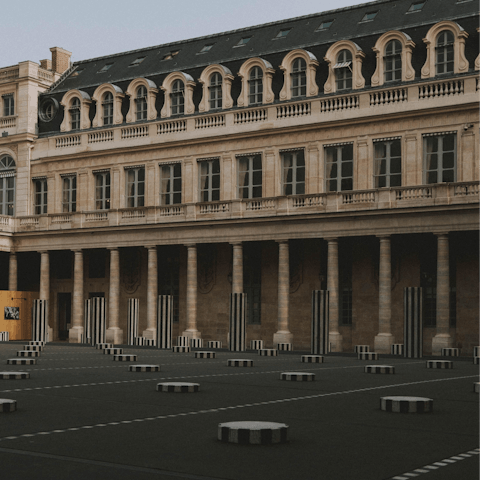 Visit the grand Palais-Royal – it’s within walking distance