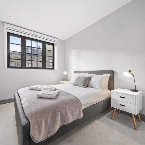 Fall fast asleep in the comfortable bedrooms
