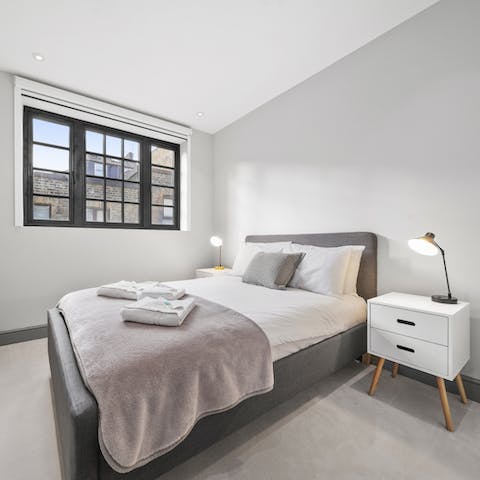 Fall fast asleep in the comfortable bedrooms