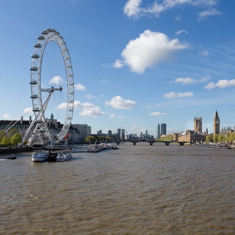 Blaze a trail into central London – the Tube station is just moments away