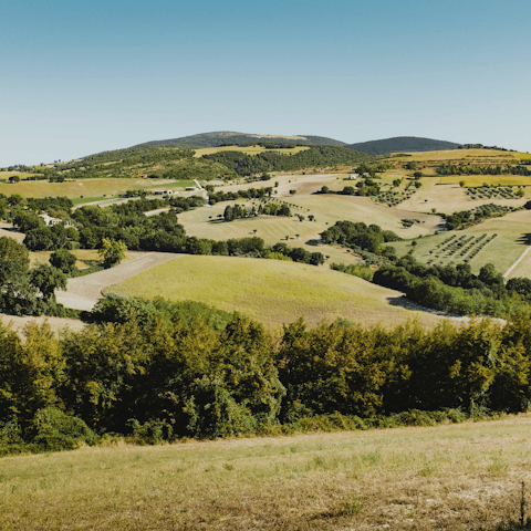 Stay just 10 kilometres away from the art town of San Severino Marche