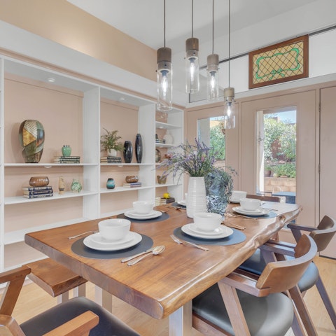 Gather for meals together at the dining table