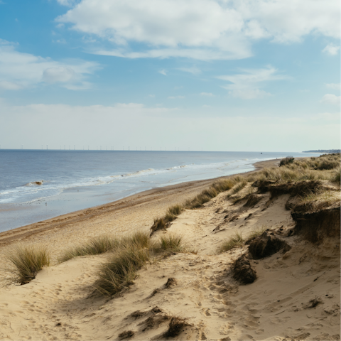 Pack up a picnic for a morning at nearby Holkham Beach