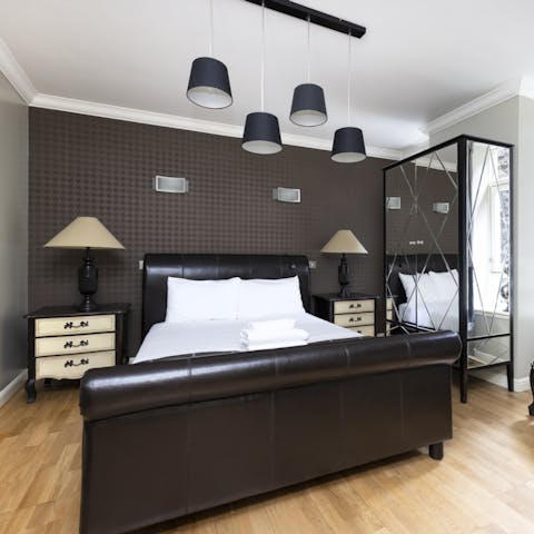 Wake in your comfortable bed, ready for another day of exploring Edinburgh