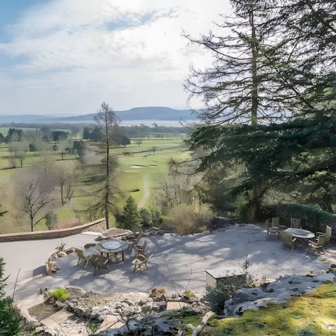 Enjoy a barbecue at the communal seating area, then go for a walk around the 4 acre estate