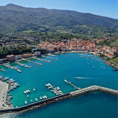 Spend your day at nearby Porto Ercole