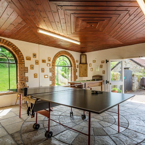 Get competitive in the games room