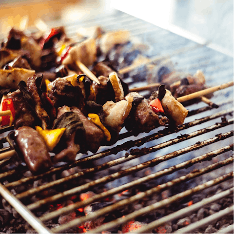 Grill like a professional at the barbecue station