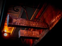 Experience Authentic Jazz at Preservation Hall