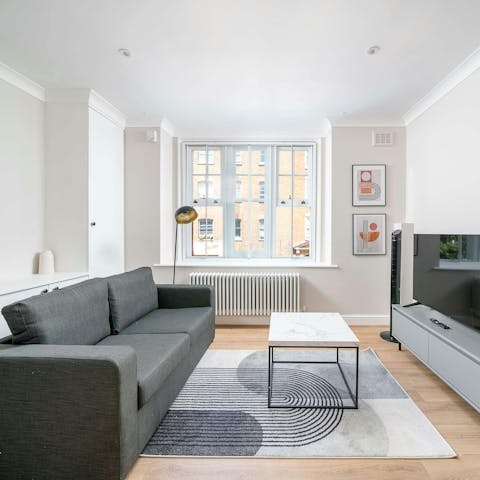 Get comfy and catch up on your favourite TV shows on the sofa