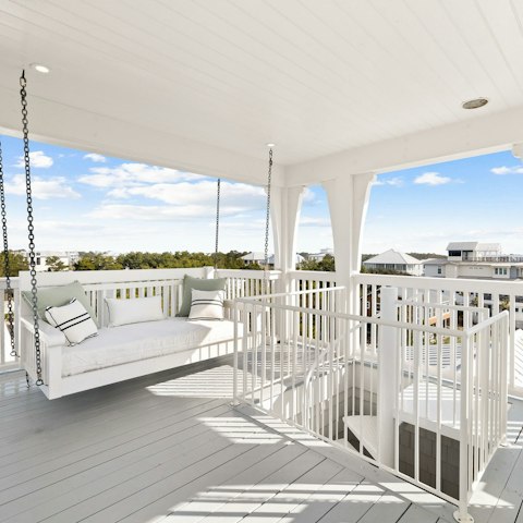 Head up to the roof terrace for beautiful views