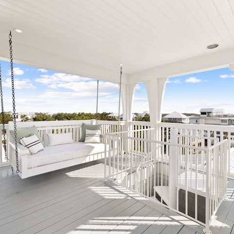 Head up to the roof terrace for beautiful views