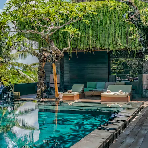 Nab the best seat by the pool for an afternoon of relaxation