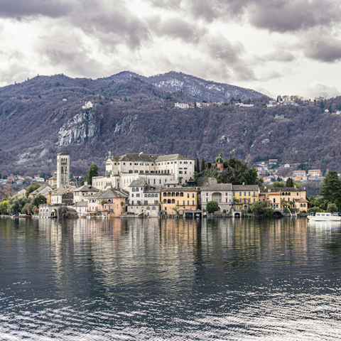 Take in the natural beauty of Lake Orta