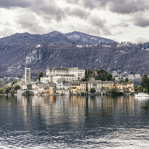 Take in the natural beauty of Lake Orta