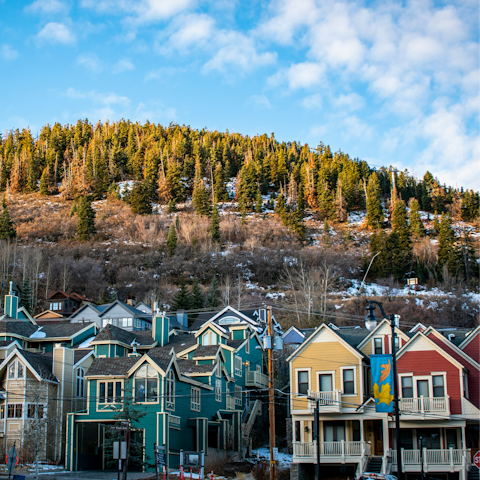 Explore Park City, only a ten-minute drive away