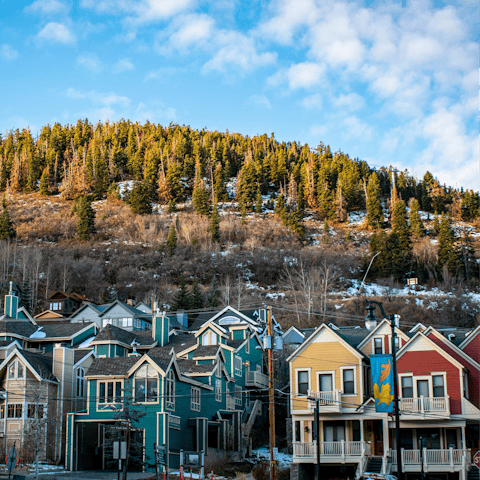 Explore Park City, only a ten-minute drive away