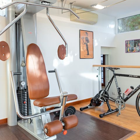 Let off some steam in the home gym