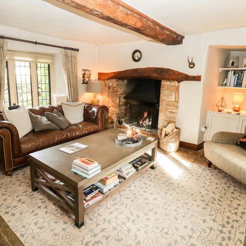 Light the open fire when the Gloucestershire weather turns cooler